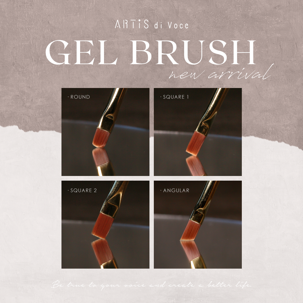 ARTiS di Voce GEL BRUSH / SQUARE 2